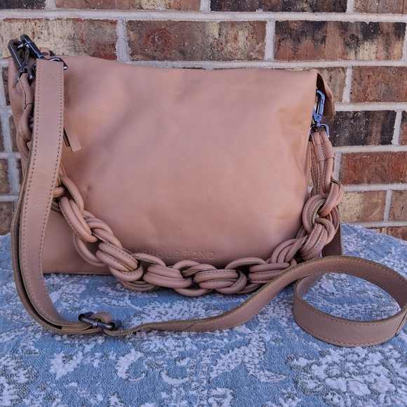 Harbour 2Nd Handbags - 💕Harbour ⚓️ 2ND Triple Compartment Leather Shoulder Crossbody Bag Tote Purse